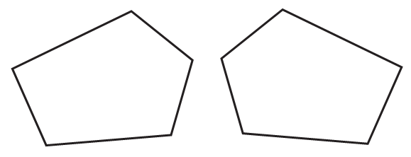 images of congruent shapes