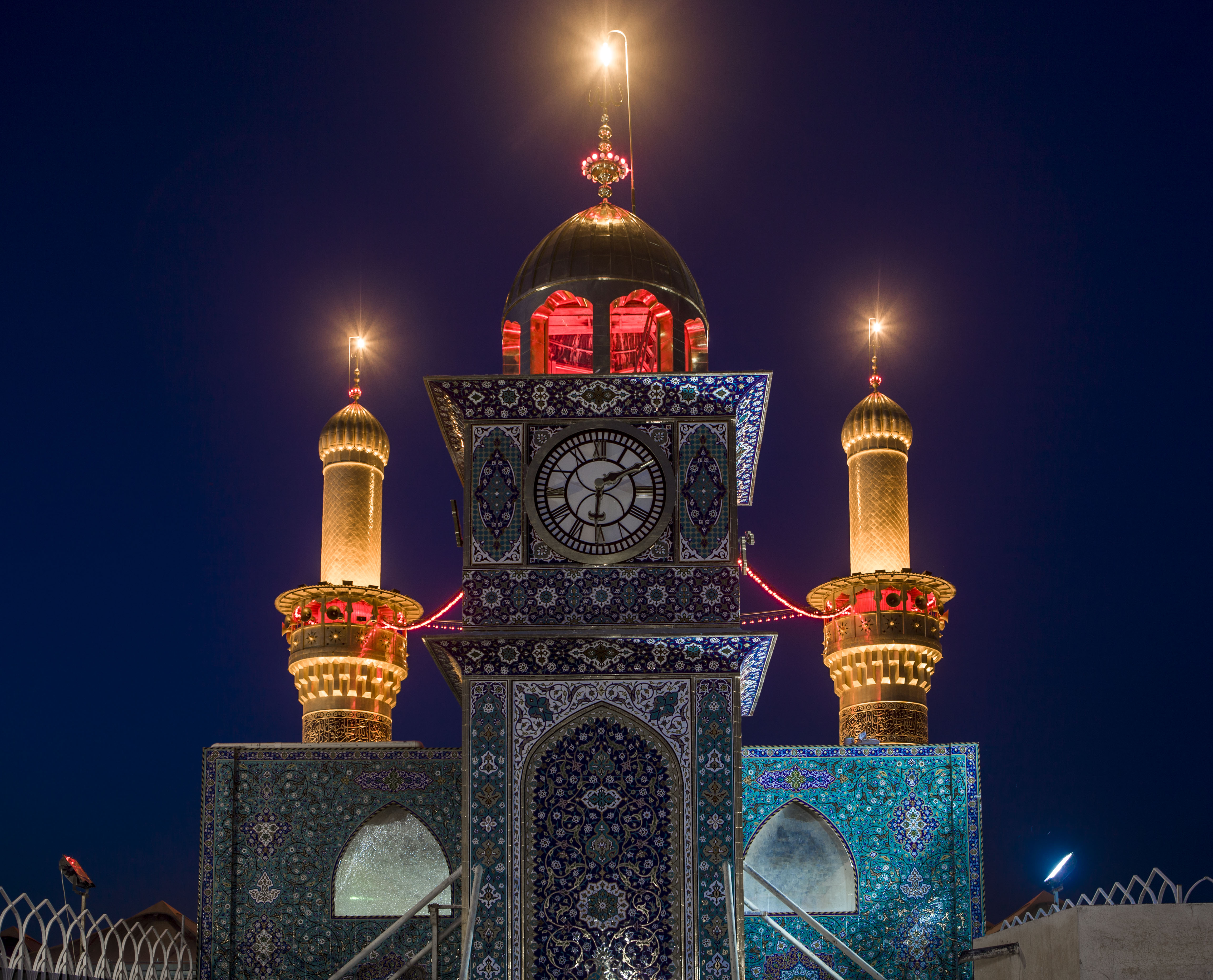 ساعة حرم أبي الفضل العباس