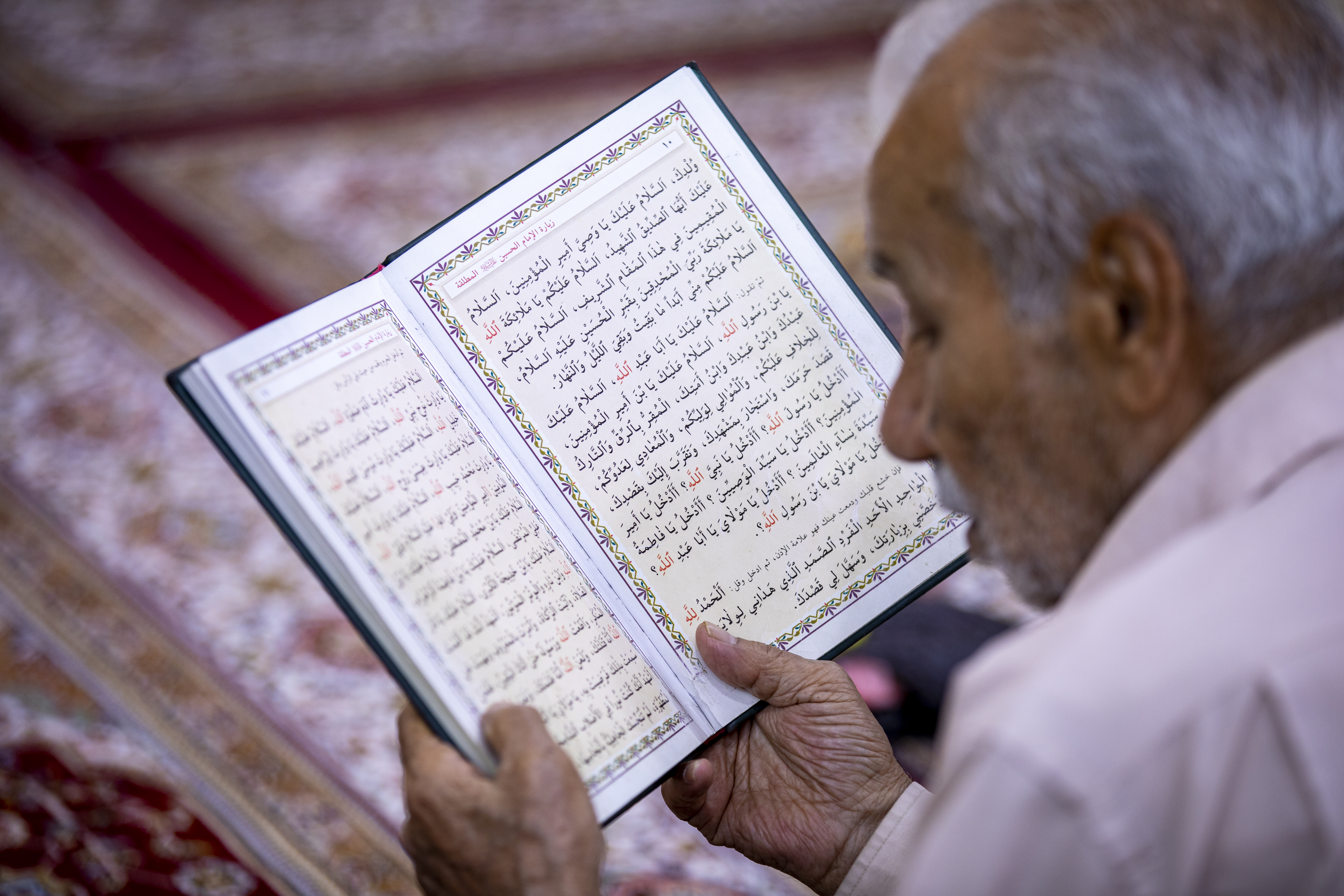 دعاء داخل الصحن الحسيني