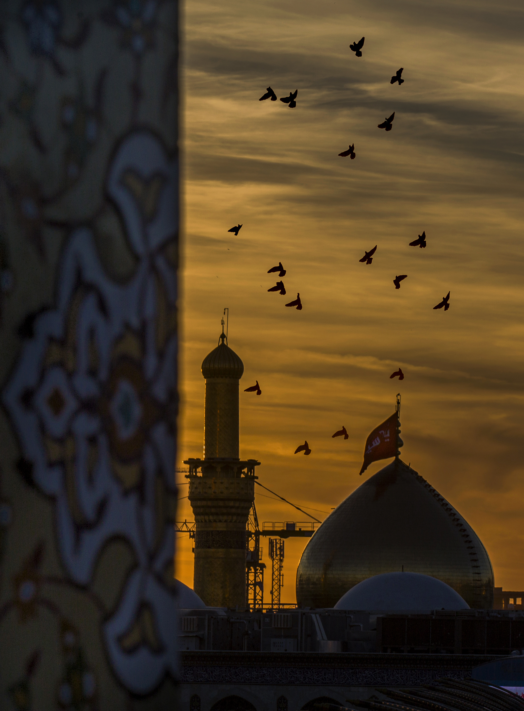 قبة حرم الإمام الحسين عليه السلام