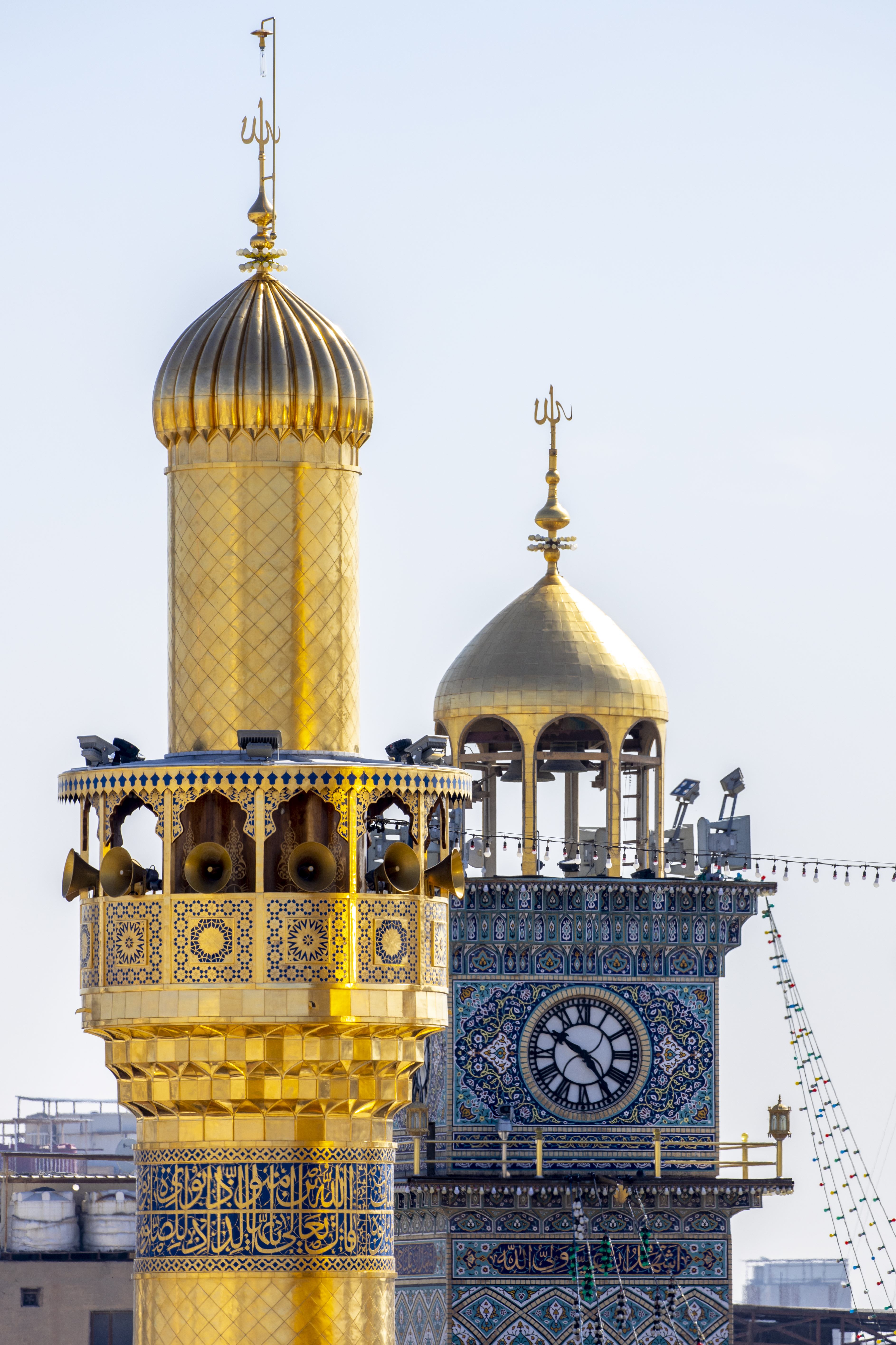 منارة حرم أمير المؤمنين عليه السلام