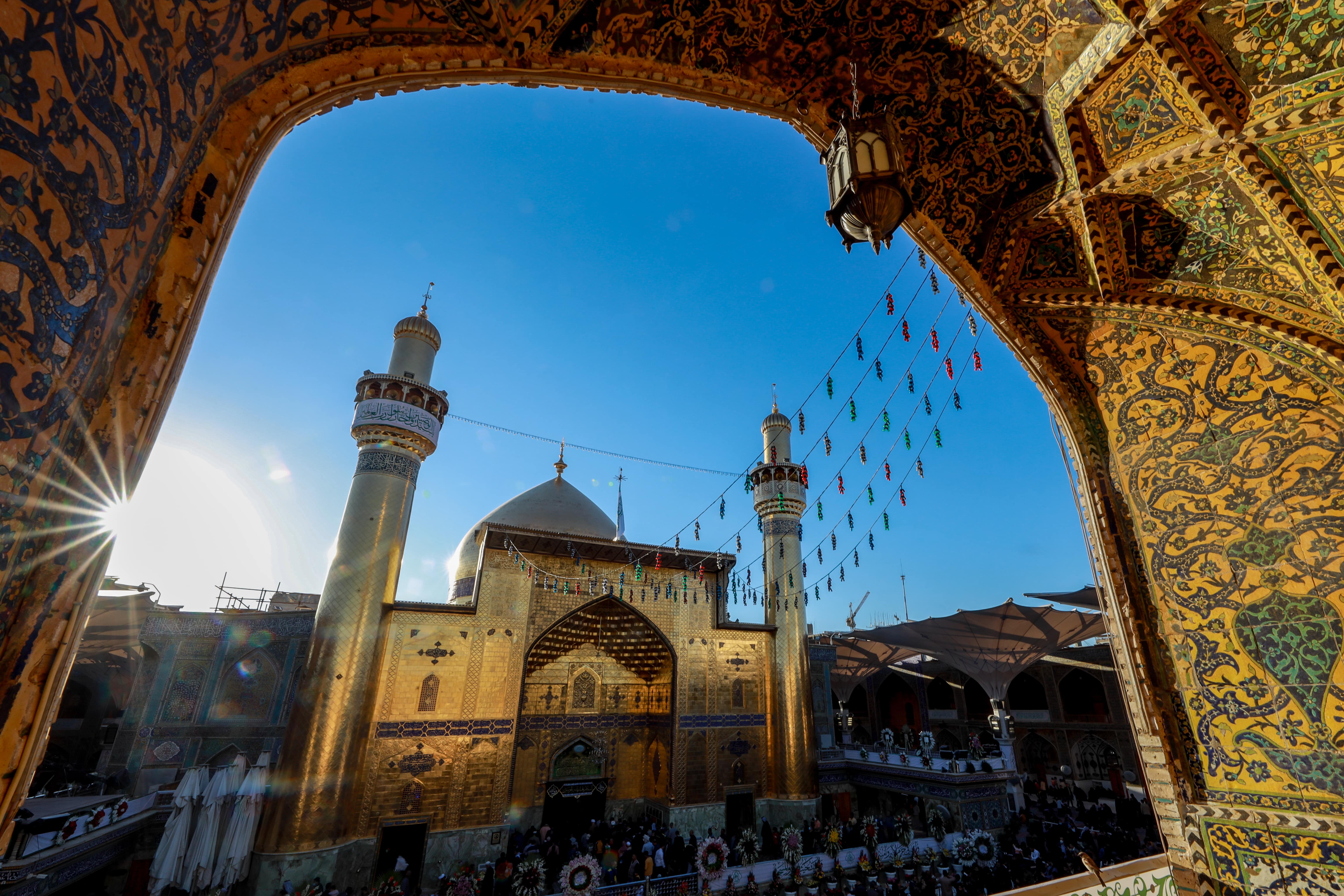 قبة حرم أمير المومنين عليه السلام