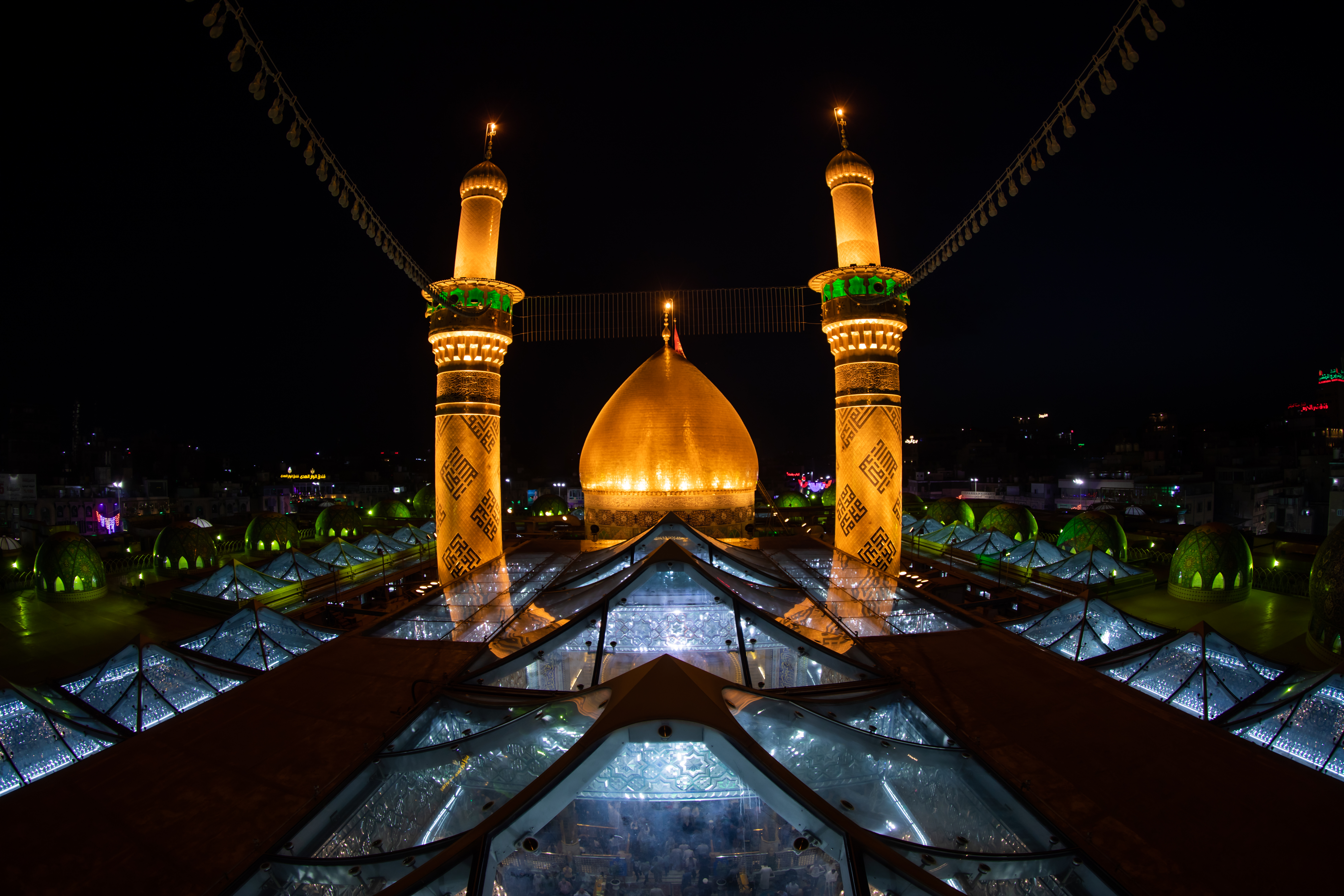 قبة حرم أبي الفضل عليه السلام