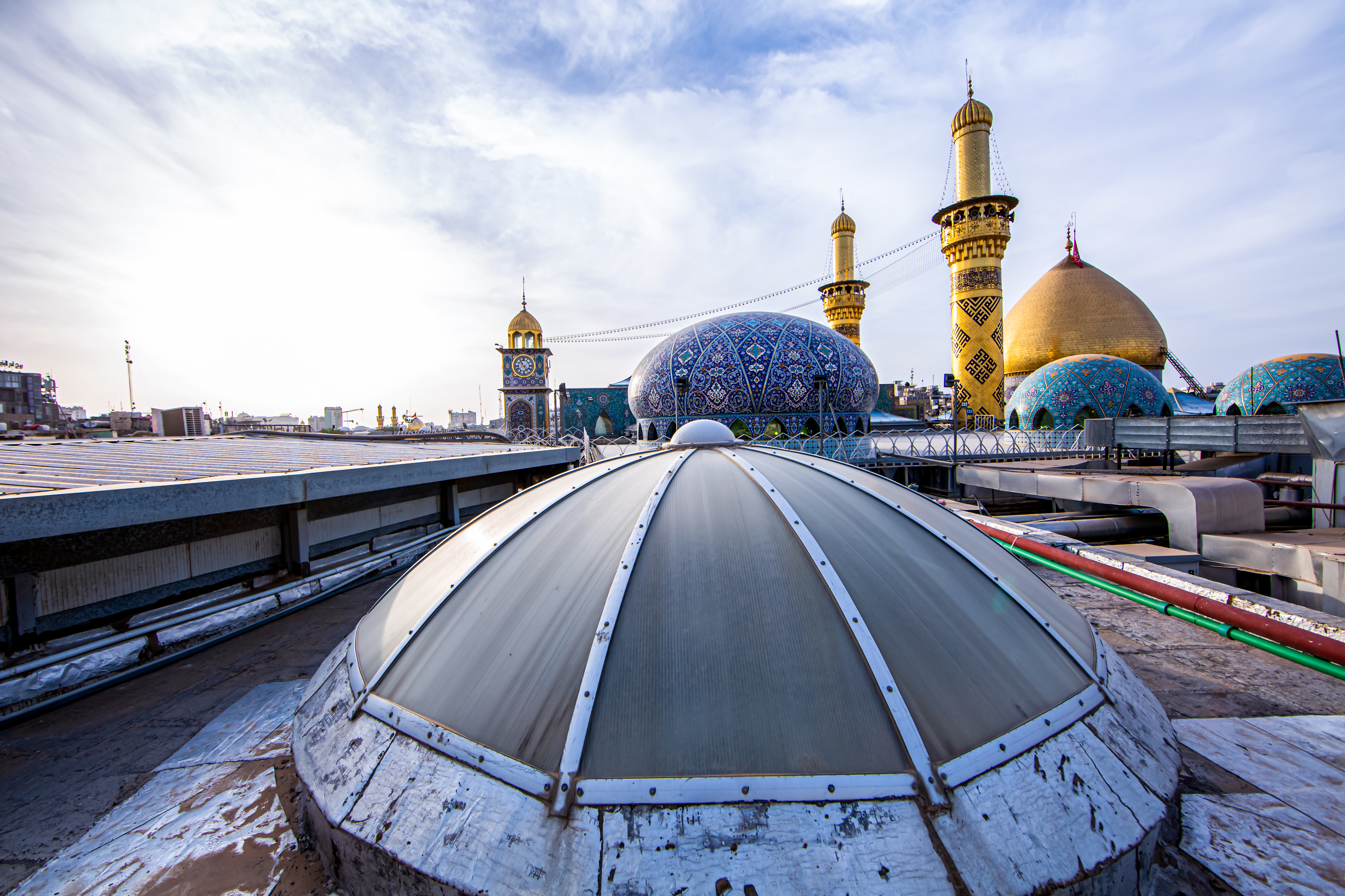 قبة حرم أبي الفضل العباس عليه السلام