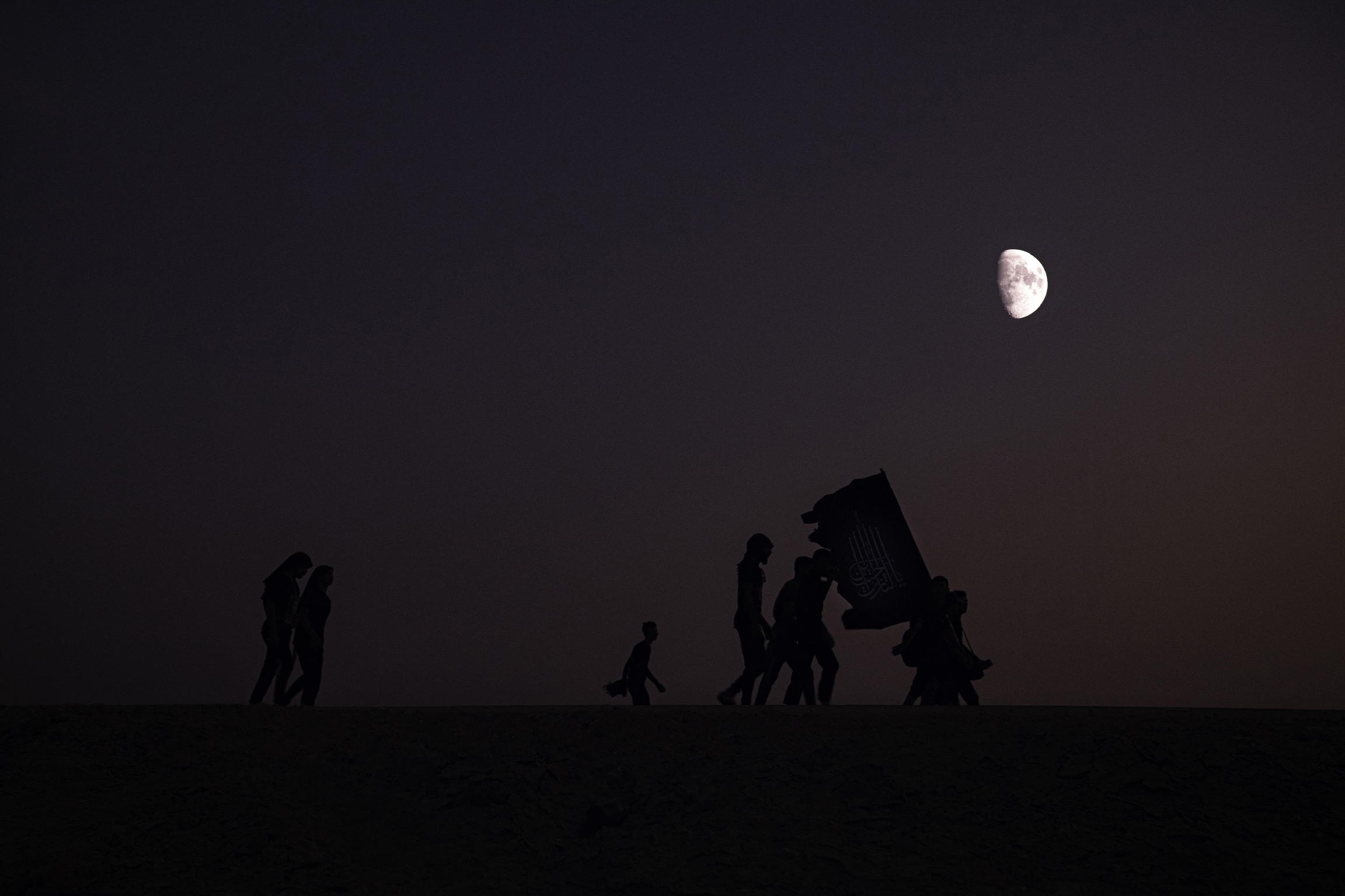 زيارة الأربعين_طريق المشاية