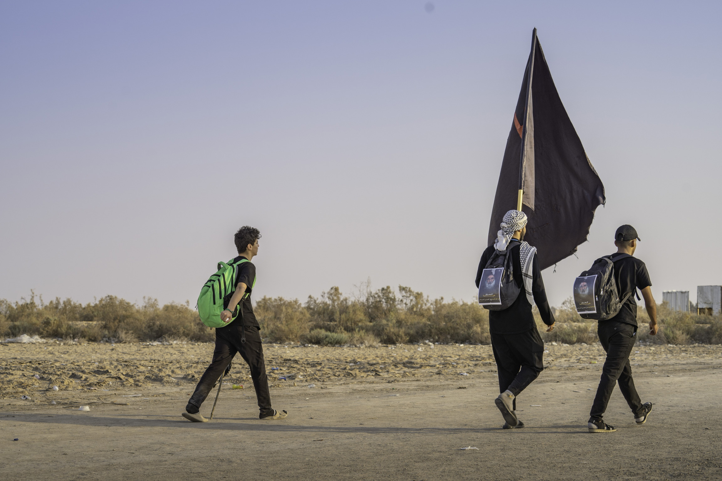 زيارة الأربعين_طريق المشاية