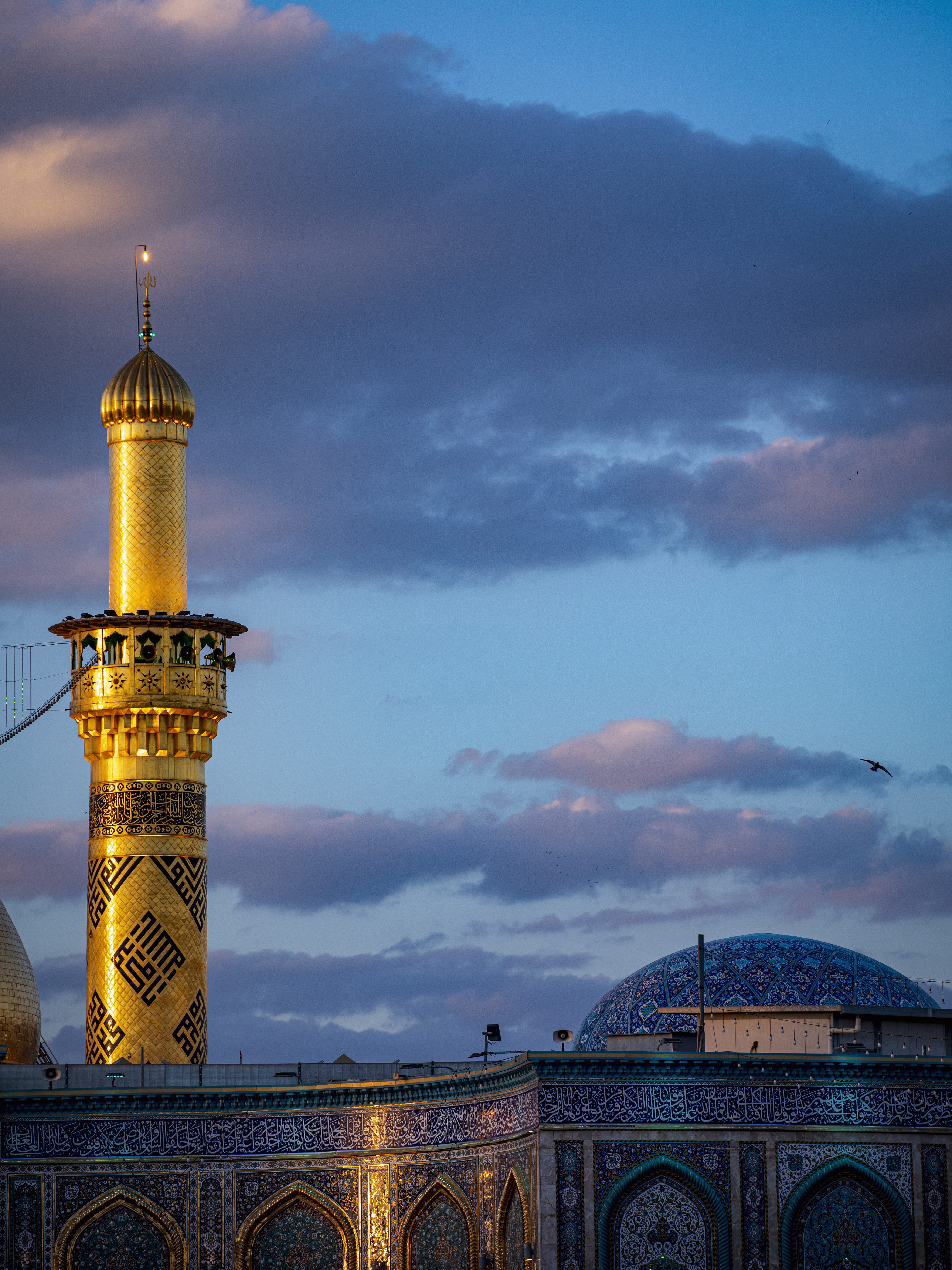 منارة حرم أبي الفضل العباس سلام الله عليه
