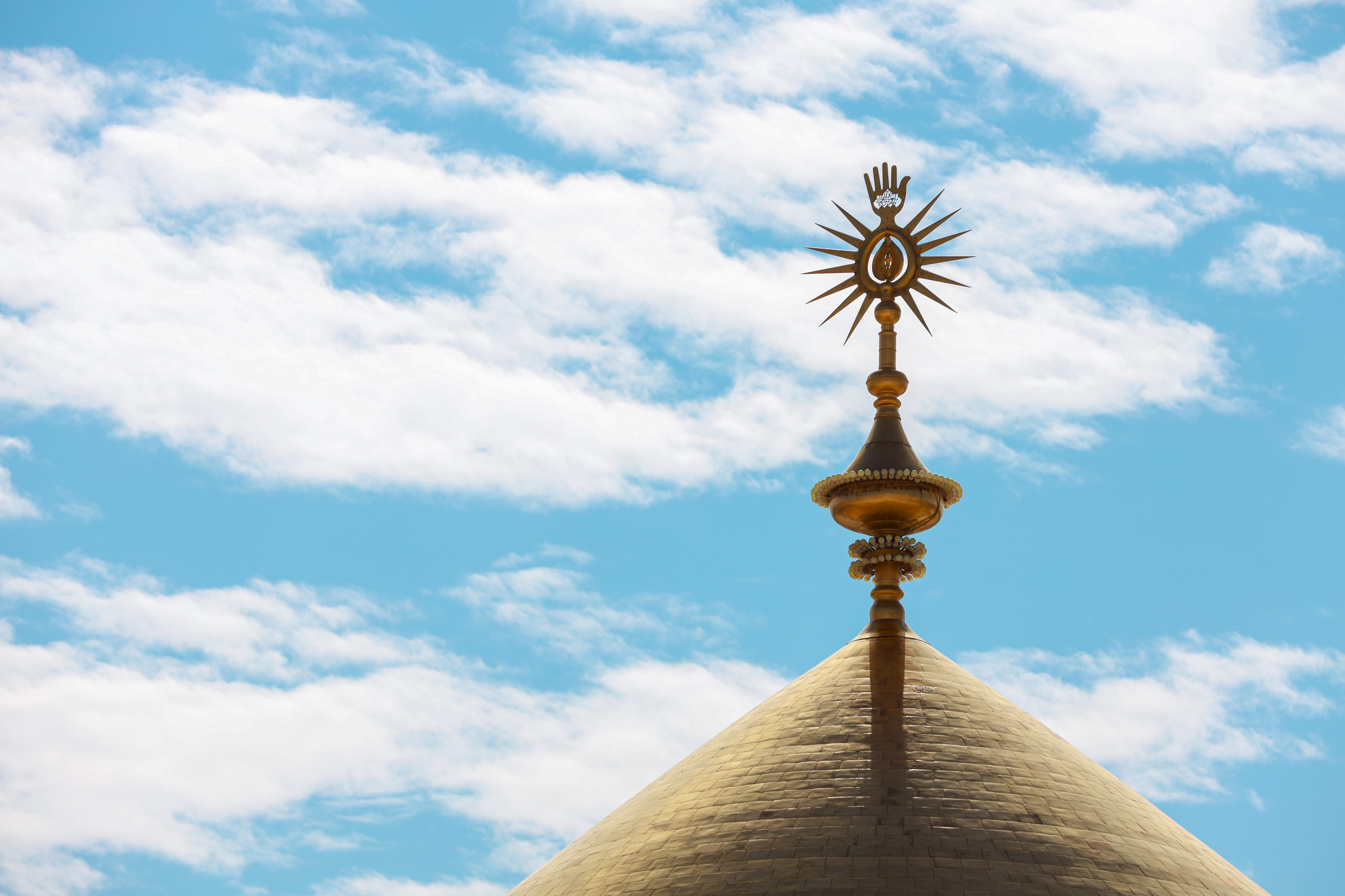 قبة حرم أمير المؤمنين سلام الله عليه