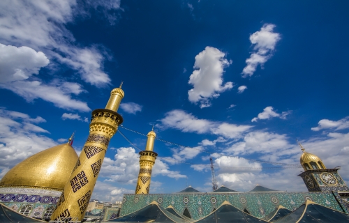 منائر وقبة ابي الفضل العباس (عليه السلام)