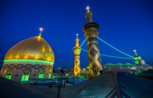 منائر وقبة ابي الفضل العباس (عليه السلام)