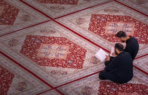 دعاء داخل الصحن الحسيني