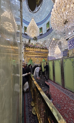 سَلامُ اللهِ وَسَلامُ مَلائِكَتِهِ الْمُقَرَّبِينَ وَأَنْبِيَائِهِ الْمُرْسَلِينَ ، وَعِبَادِهِ الصَّالِحِينَ وَجَمِيعِ الشُّهَداءِ وَالصِّدِّيقِينَ ، وَالزَّاكِيَاتُ الطَّيِّبَاتُ فِيمَا تَغْتَدِي وَتَرُوحُ عَلَيْكَ يَابْنَ أَمِيرِ الْمُؤْمِنِينَ