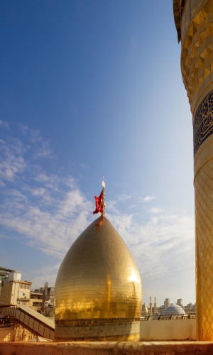 قبة وراية الأمام الحسين عليه السلام