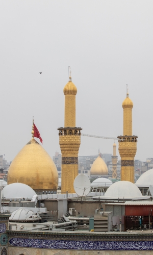  قباب ومنائر الأمام الحسين واخيه ابا الفضل العباس عليهم السلام