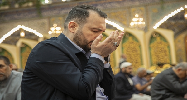  أجواء زيارة عاشورء في الصحن العباسي الشريف