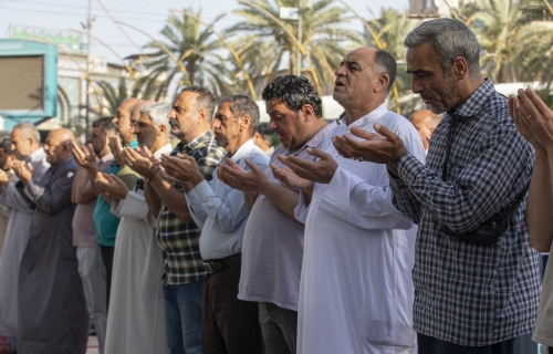 أجواء صلاة العيد في بين الحرمين الشريفين