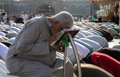 أجواء صلاة العيد في بين الحرمين الشريفين