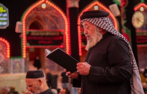 أجواء الزيارة في الصحن الحسيني الشريف 