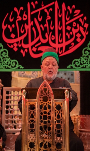الأجواء الإيمانية في الصحن الحسيني الشريف