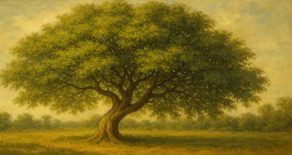 من لان عوده كثفت أغصانه