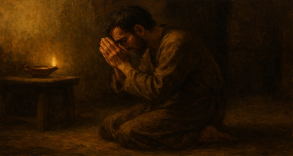 إن أصابه بلاء دعا مضطرا، وإن ناله رخاء أعرض مغترا