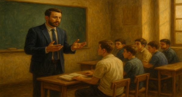 ما السلوك الحكيم من الأستاذ؟