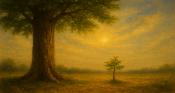 قصص_وعِظات(الشجرة والشجيرة)