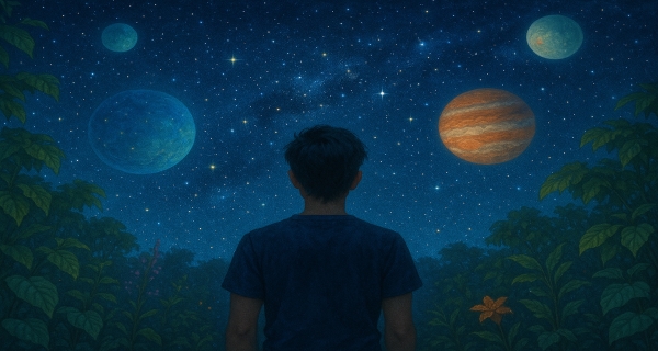 وعجبت لمن شك في الله وهو يرى خلق الله !