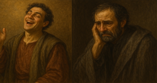 الفرح المُستهجَن عند المحزون