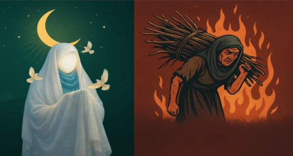 ومنّا خير نساء العالمين، ومنكم حمّالة الحطب