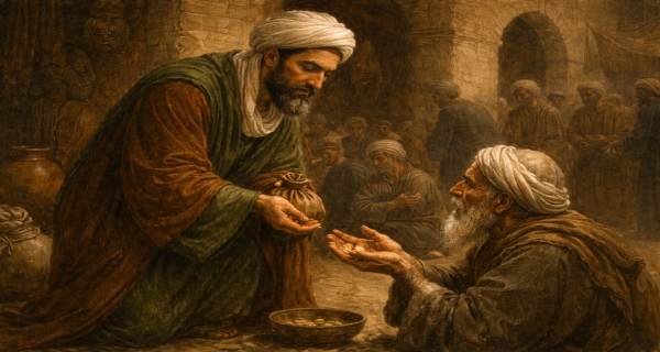 بذل الصدقة لمن يستحقّها