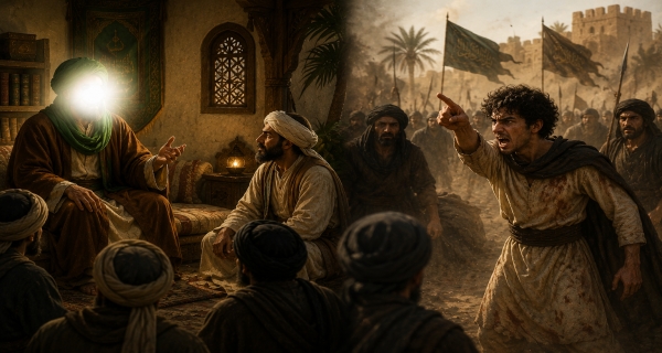 في ظلال نهج البلاغة ” ما زال الزبير رجلا منا أهل البيت حتى نشأ ابنه المشؤوم عبد الله“