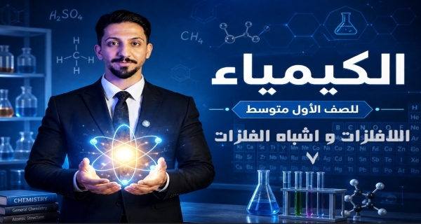 اللافلزات و اشباه الفلزات - مادة الكيمياء للصف الأول المتوسط