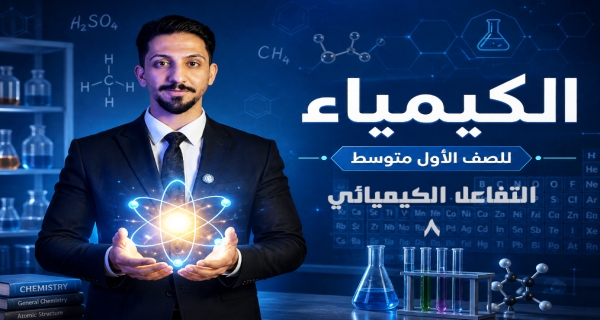 التفاعل الكيميائي - مادة الكيمياء للصف الأول المتوسط