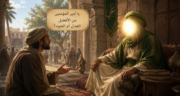 في ظلال نهج البلاغة ”سئل (عليه السلام)- أيهما أفضل، العدل أو الجود؟“