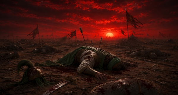 أعظم الله لكم الأجر بذكرى شهادة سيد الشهداء الإمام الحسين (عليه السلام)