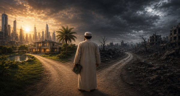 لا يترك الناس شيئا من أمر دينهم لاستصلاح دنياهم إلا فتح الله عليهم ما هو أضر منه