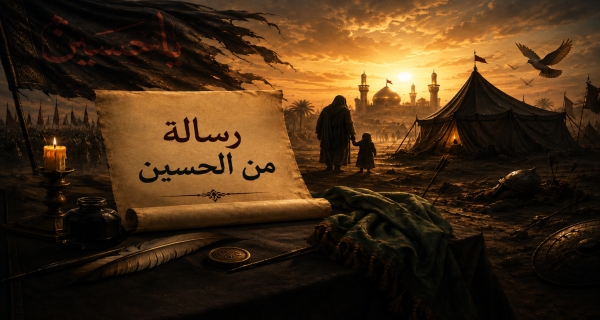 رسالة من الحسين