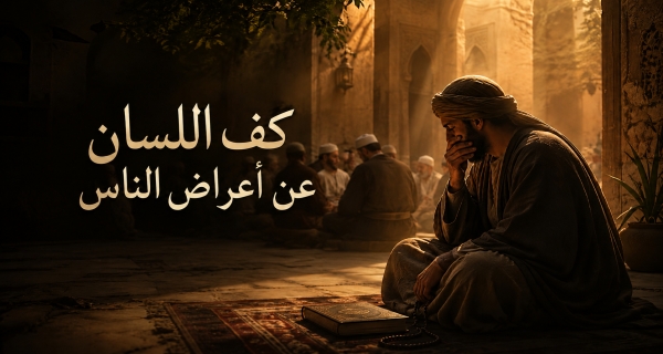 كفّ اللسان عن أعراض النّاس