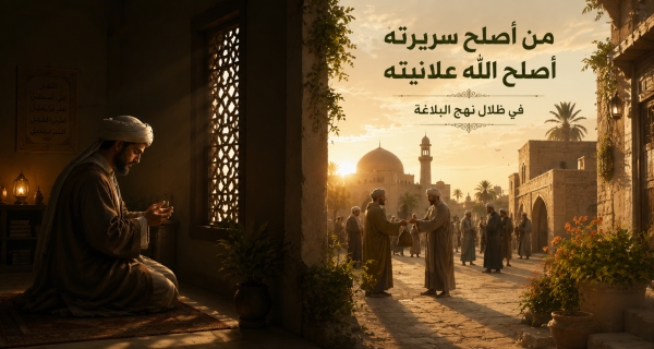 في ظلال نهج البلاغة ”من أصلح سريرته أصلح الله علانيته“