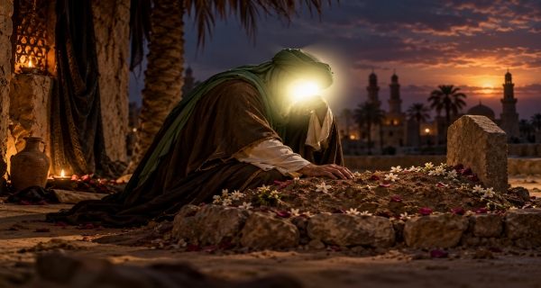 الشيخ علي المالكي  ـ  ندبة أمير المؤمنين عند دفن سيدة نساء العالمين صلوات الله وسلامه عليهما