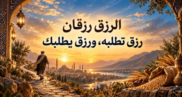 في ظلال نهج البلاغة ”الرزق رزقان  رزق تطلبه، ورزق يطلبك“