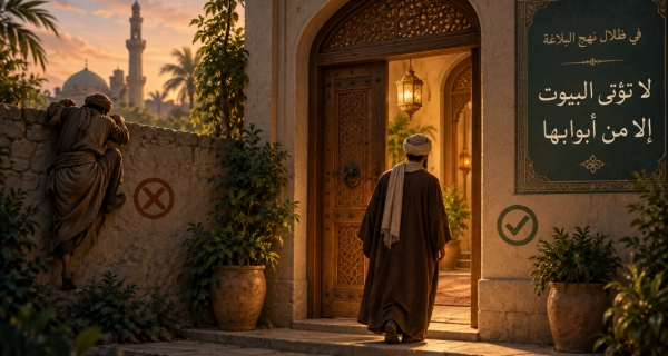 في ظلال نهج البلاغة | لا تؤتى البيوت إلا من أبوابها